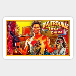 Big Trouble Banner Sticker